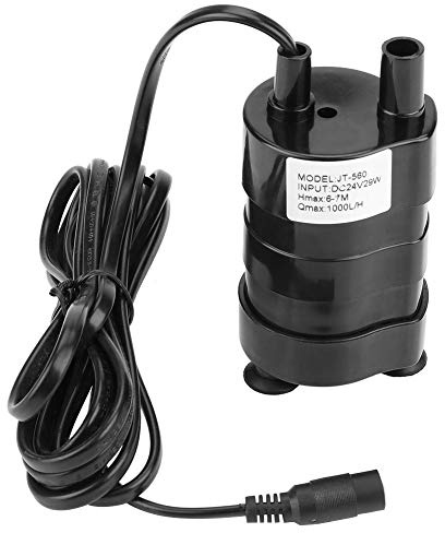 Pumpe, Tauchpumpe 24V 0.5A Brushless Motor Wasserpumpe, ABS umweltfreundlicher Kunststoff für Benzin, Alkohol und Wasser, 1000L/H