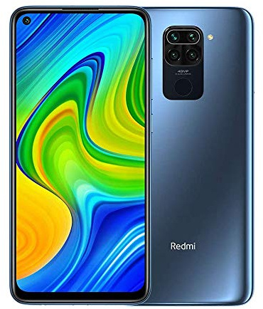 Redmi Note 9 Smartphone- RAM 4GB ROM 128GB 6.53 ”FHD + DotDisplay 48MP Quad Kamera Hotshot 3.5mm Headphone Jack 5020 mAh NFC Grau