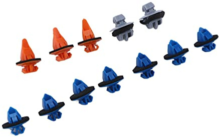 Qiilu Clips de Panneau évasé, Kit de Moulage de Carrosserie de Garniture de Porte Avant Clips de Panneau évasé de Retenue de Carrosserie de Voiture pour 120