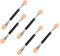Lidschatten Pinsel, 5 Pcs Sponge Eyeshadow Brush, Lidschatten Pinsel Doppelseitige Color, Einweg Lidschatten Applikator Lidschattenpinsel