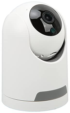 Telecamera di Sicurezza WiFi, Telecamera di Sorveglianza Intelligente PTZ a 360 Gradi per Interni con Rilevamento del Movimento, Visione Notturna a Infrarossi, Videoregistratore a