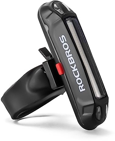 ROCKBROS Bike Tail Light USB Rechargeable LED Bike Rear Light 6 Modes IPX4 Bike Taillight for Night Riding