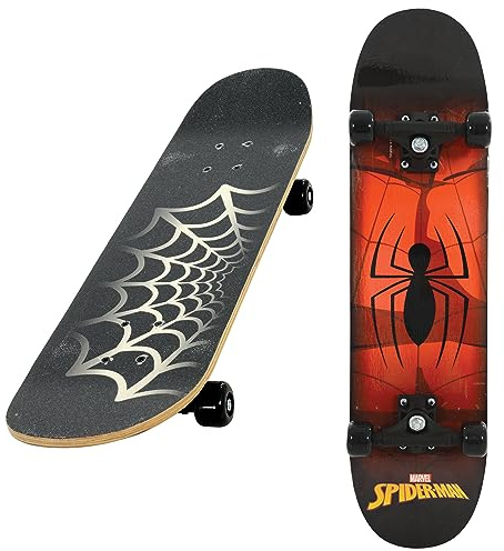 MV Sports M002044 Spiderman Skateboard, Mehrfarbig, 79 cm x 20 cm