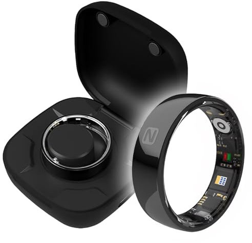 findtime Smart Ring Blutdruckmessung Smartring Herren Damen Fitness Ring Tracker Blutdruck Android IOS Fitnessring Smarter Ring Schlafring Fitnesstracker Schrittzähler Aktivitätstracker