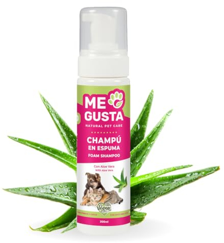 Me Gusta Champú Bio Espuma Aloe Vera Perros y Gatos
