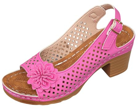 Luadnysin Sandales Femme Talon Chaussure Confort Et Chic Confortable Sandale Chaussures Orthopédiques Compensées Orthopédique Compensé Mule D'été Blanche Plateforme #