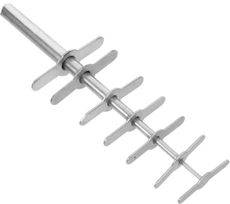 Laborpunsch Locher Hochleistungsloch -Punsch Laborwerkzeug Gummistopfen-Bohrwerkzeug -Eisen-Kork-Borer Einzellochpuncher Labor-Korkbohrwerkzeug Abfluss Zinkeisen Silber