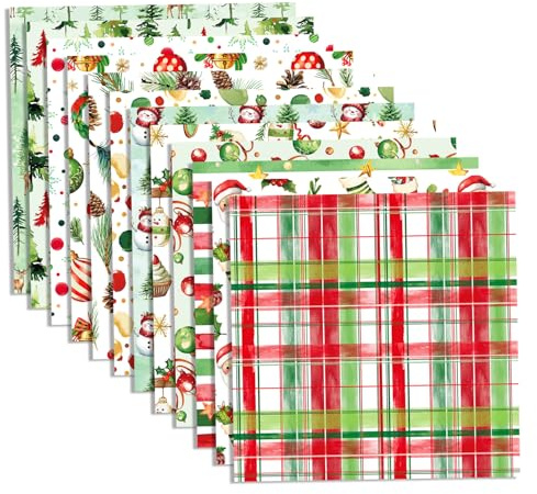 24 feuilles de Noël Scrapbook Papier 12x12 double face, papier cartonné de Noël vintage pour albums bricolage Journaux la carte, scrapbooking double face