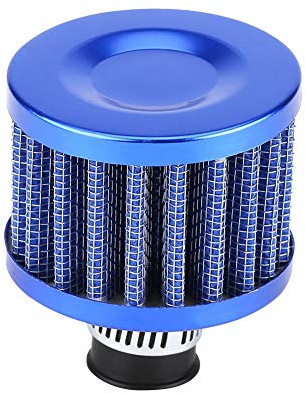 Entrada de aire filtro de aire 13mm universal, Kit de filtro de entrada de aire para Motocicleta moto scooter Atv Dirt Pit Bike(Azul)