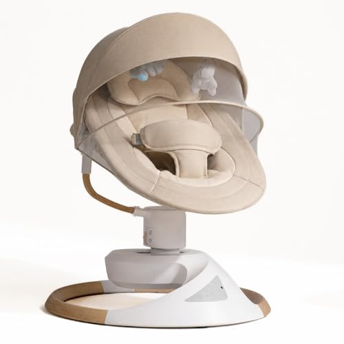 BEBE2LUXE Emy : Silla Mecedora Eléctrica para Niños Emy, Hamaca para Bebé, Columpio Bebe