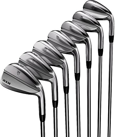 Ram Golf FX77 Stainless Steel Players Distance Iron Set RH 4-PW Graphite Regular