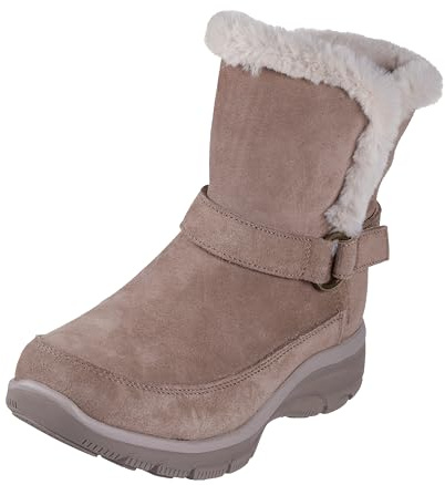 Skechers Easy Going-Dreamers Luxe Vibe Hands Free Slip-ins, Stivali a metà Polpaccio Donna, Colore: Tortora Scuro, 38 EU
