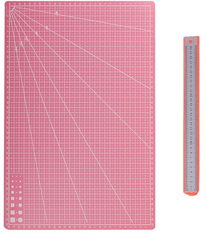 Cutting Mat Craft Mat Flexible Non Slip Craft Cutting Mat, Self Healing Cutting Mat A3,for Cutting Fabric, Paper, and Cards Double Sided self-Healing Cutting mat (Pin)
