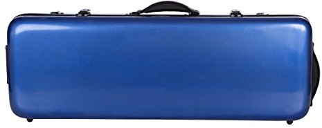 Bratschenkoffer Fiberglass 38-43 Oblong blau M-case + Musiktasche
