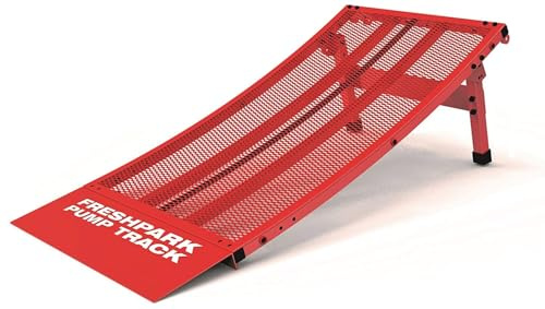 Freshpark Portable BMX Jump Ramp for Bikes & RC Portable & Foldable Design — Backyard Jump Ramp — Weatherproof & Dependable Surface — 47 x 24 x 16 in