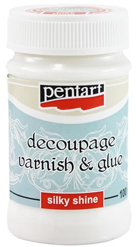 Adhesive and Decoupage Lacquer Silk Gloss 100ml, Pentart, Adhesives Varnishes, Hobby Colors
