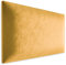 Muralo Samt Wandkissen Stoff Polsterpaneel Schlafzimmer Wohnzimmer Bett Wandpolster Bettkopfteil Lendekissen Modern Luxus Gepolstert Polster Paneel (Gelb, 60 cm x 40 cm)