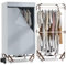 E-SMARTER 2 Tiers Heated Clothes Airer with Cover, Foldable 170x80x47cm 1800W Heated Clothes Dryer Indoor Electric with PTC Ceramic Heater, 180min Timer, Heated Drying Rack for Clothes Year Around
