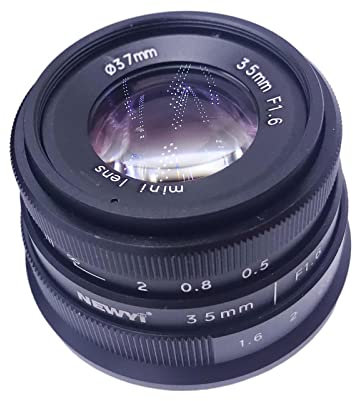 BaotyJie Objectif d'appareil Photo APSC 35 mm f/1,6 pour appareils Photo Micro 4/3 E EPL8 EM1