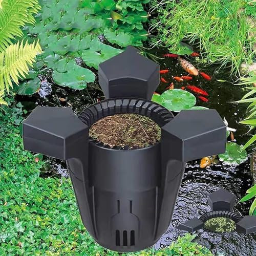 Pulitore automatico per piscine, skimmer galleggiante per laghetti, con aspirazione per una pulizia efficiente delle superfici in piscine e giardini