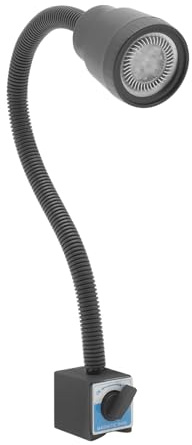 Wulimasun Lampe de Travail Magnétique à LED pour Machine-outil,5w Lampe Machine à Coudre Travail à Base Aimantée avec Bras Flexible en Col Cygne,pour Atelier Fraisage à Coudre