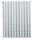 Rollo HWC-D52, Fensterrollo Seitenzugrollo Jalousie, 120x230cm Sonnenschutz Verdunkelung Blickdicht - grau/weiß