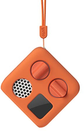 Yoto - Mini Adventure Jacket/Housse en Silicone Orange Fruit Punch pour Yoto Mini conteuse Boite à Histoire pour Enfant