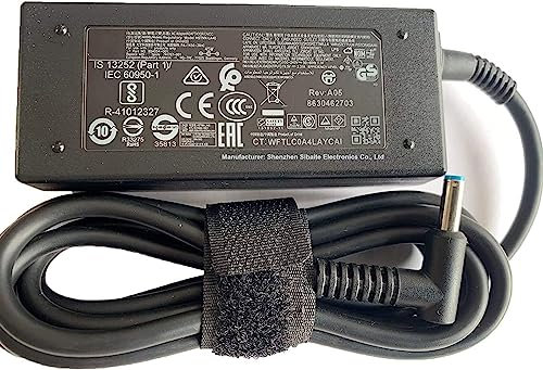 45W HSTNN-DA40 741727-001 740015-003 Caricabatterie per laptop con adattatore CA compatibile per HP Envy x2 13 15 17 M6 X360 Stream x360 11 13 14 15 Spectre 15 x360 13 Ultrabook X2 series(19.5V 2.31A)