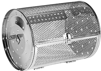 Innoteck Rotating Basket For 30L Air Fryer - Stainless Steel - Non-Stick 360° Rotating Round Air Fryer Drum - Kitchen Cooking Tool - Suitable Only for Kitchen Pro 30L Air Fryers