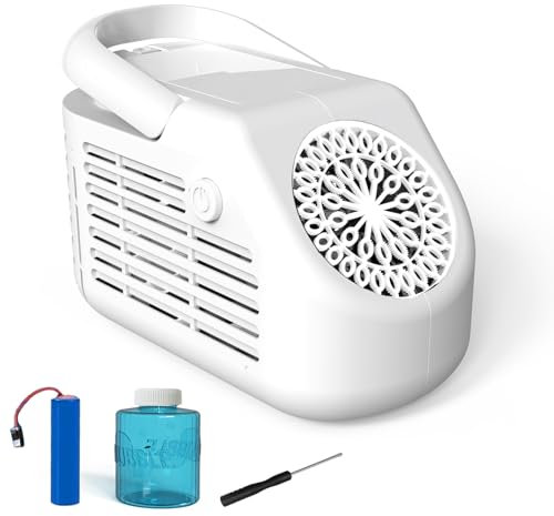 PANACARE Seifenblasenmaschine, Automatische Seifenblasenmaschine 20000+ Blasen/Min mit 42 Blasenlöcher/Akku/Seifenblasenlösung, Upgraded Bubble Machine für Kinder/Erwachsene/Hochzeit/Party