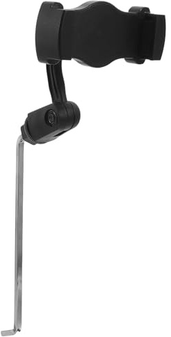 ABOOFAN Soporte para Teléfono Celular Ajustable en Forma de Lira para Saxofón, Hecho de Plástico y Cobre, Adecuado para Conciertos y Partituras