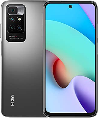 Xiaomi Redmi 10 Smartphone,4GB RAM 64GB ROM Telefono,6.5 FHD+ DotDisplay Pantal, Silber/Braun, 4+64G