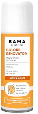 Bama Schuhpflege Colour Renovator – frischt Farben auf und pflegt Wildleder & Nubukleder, Lederpflege geeignet für alle Farben - 250 ml