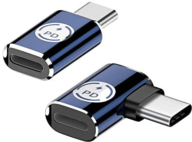 Lightning auf USB-C Adapter, 2 Stück USB-C Stecker auf Lightning Buchse Kompatibel mit iPhone 15/15 Pro Max/15 Plus, iPad Pro/Air, für Schnell Laden, Nicht für Audio/OTG