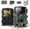 HAZA Camera de Chasse 4K HD Vision Nocturne caméra Animaux avec Carte SD 32G avec détecteur Mouvement caméra de Chasse Exterieur imperméable piege Photo sans éclat piege Photographique Chasse