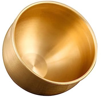 GRIRIW Bicchiere in Ottone Tazza Da Tè Retrò Contenitore Per Liquori Tazza Per Bere Bicchiere Per Vino Portatile Per Vino Liquori e Cocktail e Compatto Facile Da Trasportare e Riporre