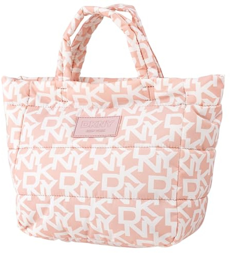 DKNY - Bolso Mano Mujer Elegante Estilo Moderno Casual Para Ocio Edición Limitada, Rosa empolvado