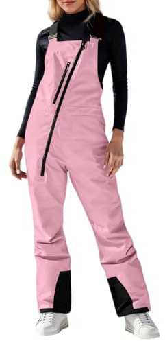 Genérico Pantalones De Esquí para Mujer, Pantalones TéRmicos De Snowboard, Pantalon De Exterior para Mujer, Cintura Ajustable Ropa De Esquí Deporte Leggins Termicos