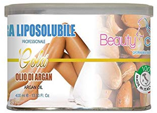 3 o 24 pz CERA DEPILATORIA VASO LIPOSOLUBILE PROFESSIONALE GOLD - CERETTA BARATTOLO 400 ML (Olio di Argan, 24 pezzi)