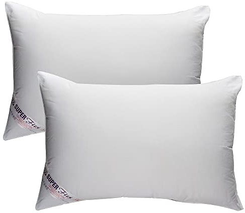 Charlotte Andersen Superflex Pillows Pack of 2 Super Bounce Filling Non Allergenic Cotton blended fabric