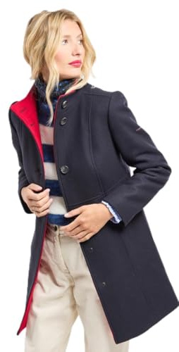 Armor Lux Manteau Bi-Colore en Laine