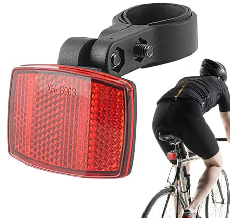 Reitreflektoren, Fahrradreflektoren für Fahrräder für Erwachsene,Wasserdichter Motorradreflektor - light weight, Nachtwarntafel, passend für Sattelstützen mit 25,4–31,8 mm Durchmesser, sorgt