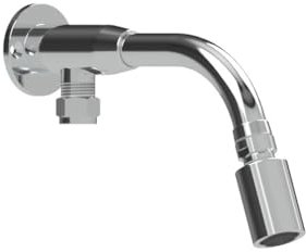 Brazo de ducha antivandálico en tubo con rociador antical cilíndrico orientable - Idral