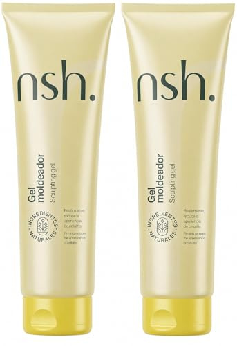 nsh. Crema Anticelulitica Reductora 2x 300ml. Reafirmante Corporal con Cafeína al 12%. Tensa y remodela el contorno. Reduce Celulitis y Piel de Naranja | Hidratante + Reafirmante. (Paquete de 2)
