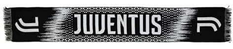 Juventus - Sciarpa Jaquard Scritta Bianca, Prodotto Ufficiale
