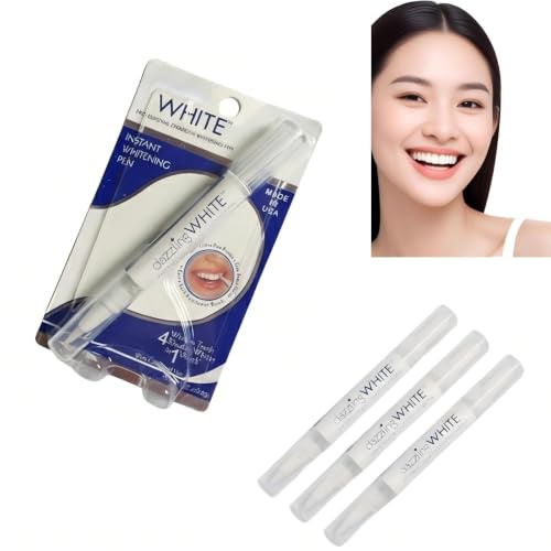 3 Pezzi Penne Sbiancante Denti, Gel Sbiancamento Per Dentale, Kit Sbianca Denti, Per Dentis Bianchi,penna Sbiancantes Dentis Professionale,rimuove Le Macchie Superficiali,sbiancamento Rapido