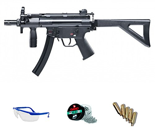 Pack subfusil de CO2 balines Cal 4.5mm H&K MP5 (semiautomático) de Aire comprimido <3,5J