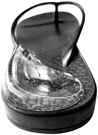 Zeppa per tallone per sovra-supinazione/sovra-pronazione adesivo riutilizzabile Soul Insole, Trasparente, 1 Pair (Pack of 1)