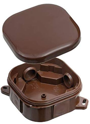Junction Box IP54 Brown 92 x 92 x 44 Surface-Mounted Junction Box