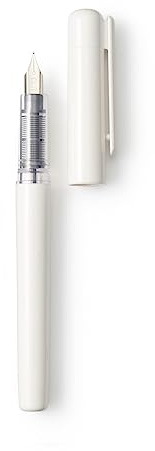 MUJI 44596883 Polycarbonate Fountain Pen, Black, 5.4 x 0.5 inches (138 x 12 mm)